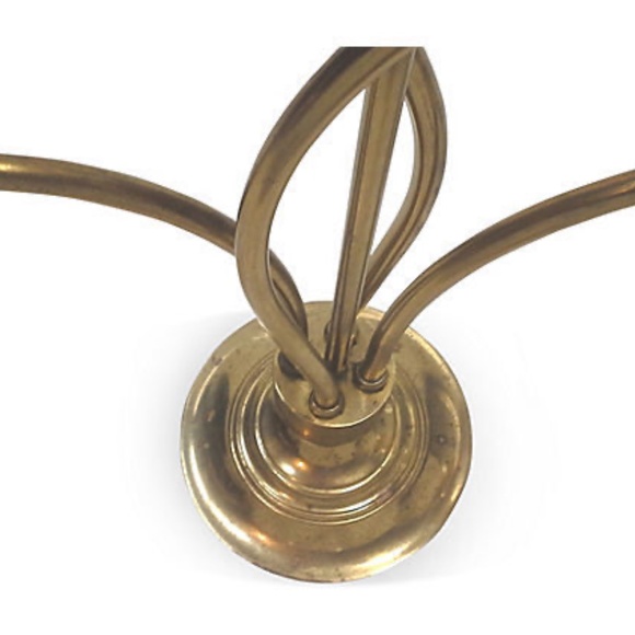 Mid-Century Candelabra Candle Holder Five Arm Tommi Parzinger Style Germany Att - Picture 4 of 4